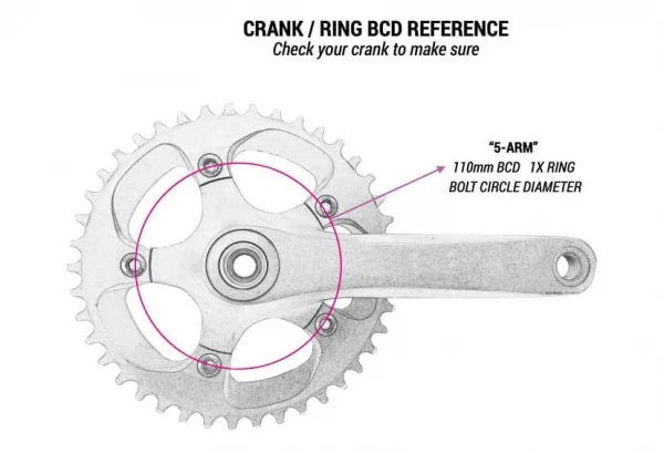 Plateau Praxis Mono Wave Tech 5x110 BCD 10 / 11 / 12 V Noir 2 Plateau Praxis Mono Wave Tech 5x110 BCD 10 / 11 / 12 V Noir – Image 2