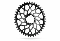 Plateau Ovale Narrow Wide AbsoluteBlack CX Direct Mount Premium Pour Manivelles Sram 12 V Noir