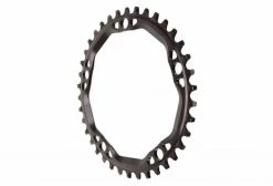 Plateau Rond Narrow Ride AbsoluteBlack CX Round 5 Bras 130 BCD Chainrings 12 V Noir