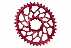 Plateau Ovale Narrow Wide AbsoluteBlack CX Direct Mount Premium Pour Manivelles Sram 12 V Rouge