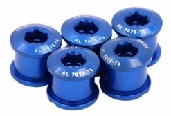 Pride Racing Vis De Cheminées Pride Vortex Aluminium 6.5 Mm Bleu