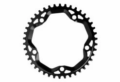 Plateau Rond Narrow Ride AbsoluteBlack CX Round 5 Bras 110 BCD Chainrings 12 V Noir
