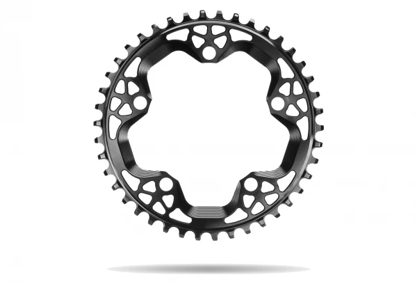 Plateau Narrow Ride AbsoluteBlack CX Round 110 BCD Chainrings Noir 1 Plateau Narrow Ride AbsoluteBlack CX Round 110 BCD Chainrings Noir