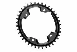 Plateau Narrow Wide AbsoluteBlack CX 1X Oval 110/4 BCD N/W Traction Chainring 12 V Noir