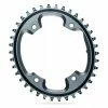 Plateau Narrow Wide AbsoluteBlack CX 1X Oval 110/4 BCD N/W Traction Chainring 12 V Gris