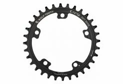 Plateau Wolf Tooth CAMO Aluminum Drop-Stop ST Shimano HyperGlide+ 12 Vitesses Pour Étoile Wolf Tooth CAMO Noir