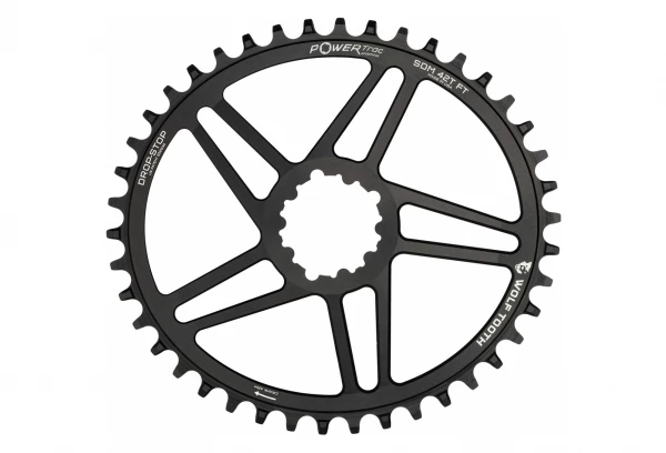 Plateau Ovale Wolf Tooth Elliptical Direct Mount Sram Drop-Stop B Noir 1 Plateau Ovale Wolf Tooth Elliptical Direct Mount Sram Drop-Stop B Noir