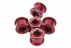 Pack De 5 Vis Cheminées ELEVN DOUBLE KEY 6.5 X 4mm Rouge