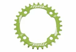 MSC Plateau CNC Alu 7075 Narrow Wide 4 Branches 104mm Vert -Cyclocross Soldes Boutique unnamed file 483